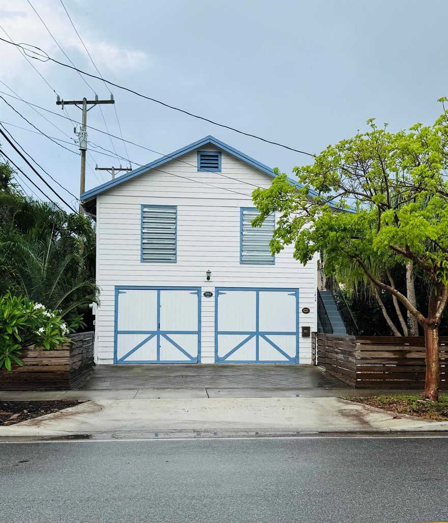 Unlock the potential of this rare find in the heart of Historic Flamingo Park. Originally built as a carriage house, 1914 Lake Avenue is brimming with character, ready for a visionary owner to bring it back to life. With solid ''bones'' and a generous 1430 square feet, this property offers a blank canvas for a full renovation.
Whether you envision a charming two-story single-family home or an upstairs primary suite with a downstairs studio or workshop, the flexible layout gives you the freedom to design your dream space.
Enjoy walkability to Rosemary Square, Palm Beach Atlantic University, the Norton Museum of Art, Grandview Public Market, Kravis Center, the Convention Center, and Howard Park. Bring your vision and make it yours.
