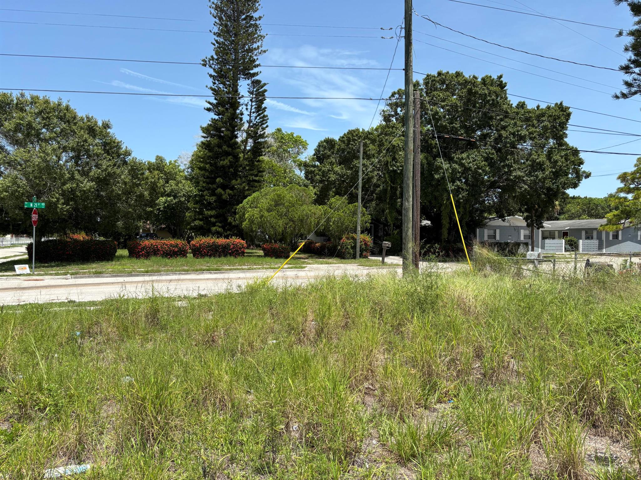 Corner Lot. Walking distance to local stores.