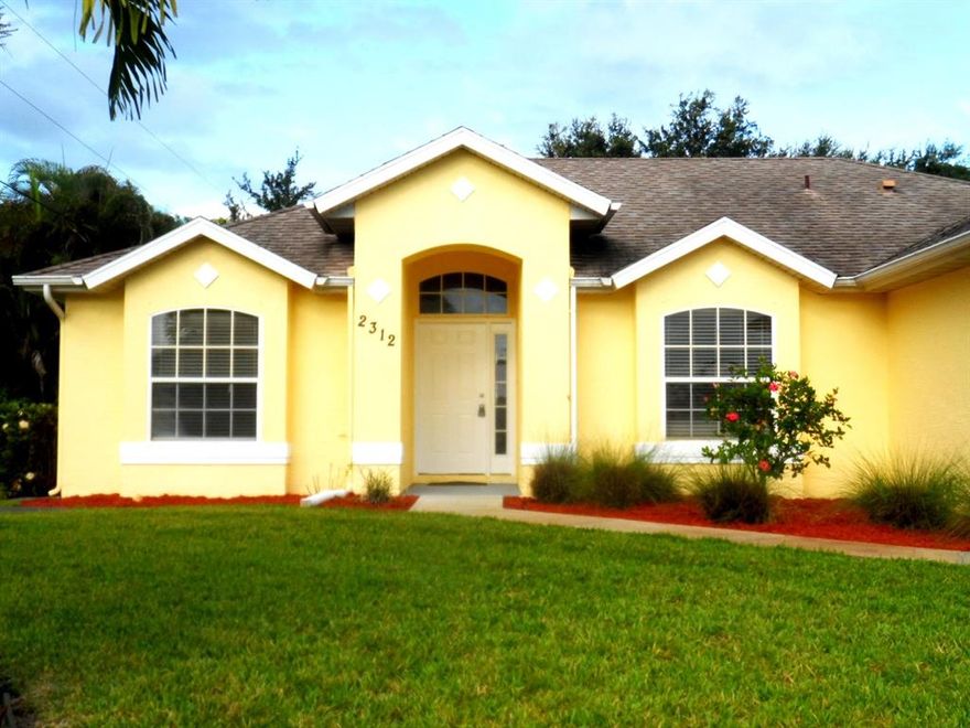 WOW 3 bedrooms 2 baths and a two car garage built in 2005 with over 1400 square feet.   Ready to move in.  Boasts New garage door opener,sprinklers dryer and newer A/C.  New fixtures and freshly painted inside and out split bedrooms and a Great room.  No wasted spaces here. Fresh landscaping and so much more.  Don't miss this wonderful home.