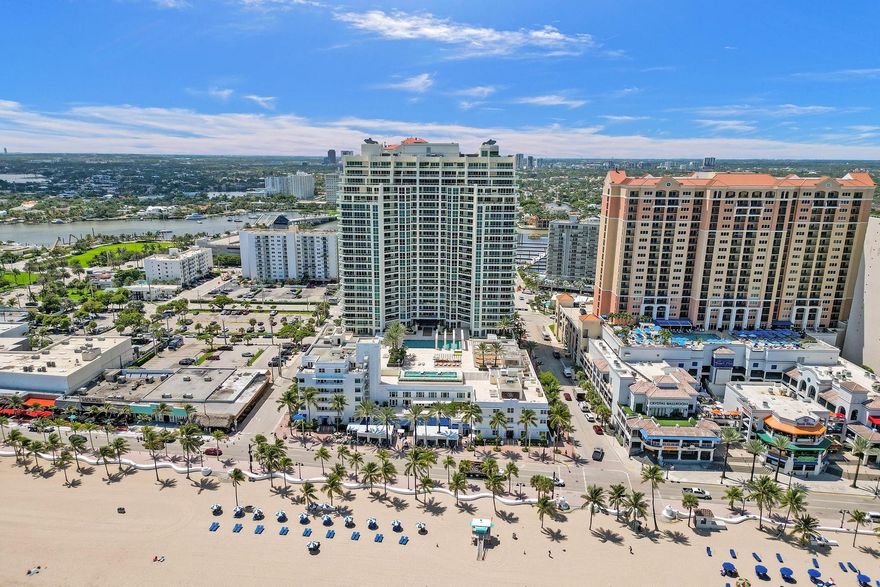Luxury, beachfront living in this 2 Bed/2 Bath condo for rent at the Las Olas Beach Club! Step off your PRIVATE ELEVATOR and into your unit. Extremely bright with floor to ceiling impact windows throughout. Enjoy intercoastal, downtown and beach views! Two balconies. Split floor plan. Marble floors throughout. Master bedroom has a large bathroom with jacuzzi tub, stand up shower, double vanities and walk in closet with built ins. Storage area. 1 designated covered parking spot, 2nd is optional. Water, Cable, Internet included. 5star amenities: Gated bldg with manned guard house, Amazing pool deck overlooking Ft Laud Beach, Elevator to take you down to the beach, Large gym, sauna, steam room, pool table, valet, EV charging & more. Dog friendly with DOG PARK AREA. Walk to many restaurants!