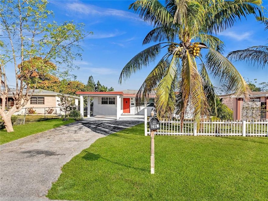 Amazing 3 Bedroom, 3 Bathroom home with a den that would be a fantastic Office space, home classroom or even a possible 4th bedroom. This is a pet friendly home with a great backyard. Fruit trees make this yard complete. Incredible location. Minutes to I-95, Downtown Fort Lauderdale and Las Olas. Close to the amazing sandy beaches, close to the airport  and of course shopping. GREAT HOME