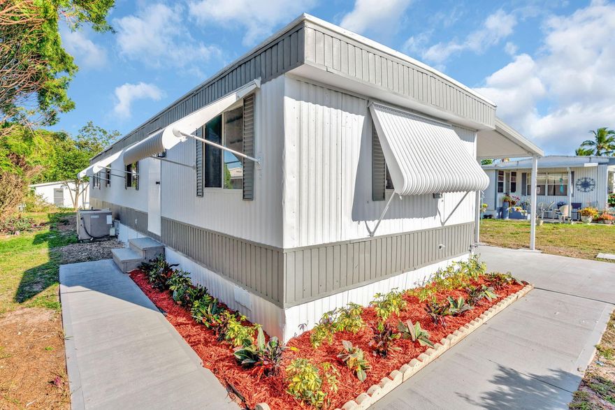 Welcome to this beautifully remodeled 2-bedroom, 2-bathroom oasis in the heart of Hobe Sound. This thoughtfully designed home offers a split layout featuring two private bedroom suites, an open-concept kitchen, and separate dining and living areas—perfect for entertaining or everyday living.  Located just minutes from Hobe Sound's pristine beaches, renowned golf courses, and upscale dining and entertainment options, this property places you at the center of Florida’s coastal charm.  Whether you're seeking a perfect first home, a forever retreat, or a lucrative income-producing investment, this versatile property is ready to exceed your expectations.  Don't miss the chance to call this   stunning home yours.  Schedule a showing today and step into your next chapter of coastal living!