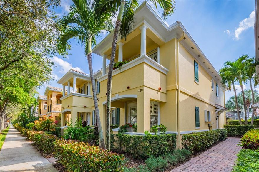 Perfect Abacoa Location!! With over 1,800 sq ft of living space, this well-maintained townhome offers 3 bedrooms plus den, 3 baths & a 2-car garage. This townhome was updated throughout with granite countertops in the kitchen, stainless steel appliances & under-cabinet lighting. Crown molding throughout with LED ambient lighting. Both of the upstairs bathrooms were beautifully renovated with walk-in showers and granite tops. The first floor is completely tiled, the stairs & upstairs hallway feature wood flooring and there is a custom wood-branch railing. Each window has accordion shutters and all windows (except the sliders) have beautiful, white plantation shutters. Owners can enjoy the additional outdoor screened-in patio. Tuscany is located within walking distance to downtown Abacoa restaurants, shopping, Roger Dean Stadium, FAU and the Scripps Research Center with only a short drive to Jupiter's beautiful beaches!

Speakers on the patio and living room do not convey.  Dryer is included but the washing machine and pedestals do not convey.