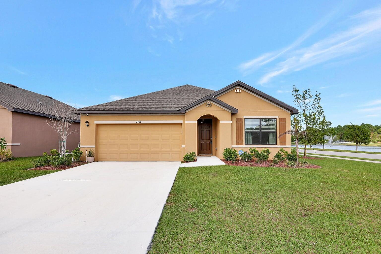 Modern 3 Bed, 2 Bath Home on Corner Lot - Lake View & Pet-Friendly!Welcome to this beautiful 3-bedroom, 2-bathroom home built in 2022, offering comfort, style, and modern convenience. Situated on a spacious corner lot, this property features a fenced-in yard, perfect for pets and outdoor entertaining.Enjoy relaxing mornings or peaceful evenings on the patio with serene lake views. Inside, the open-concept layout boasts a spacious kitchen complete with a breakfast bar and a built-in coffee station, ideal for daily living and hosting guests. Credit score 700 Rent spree Background check. First, Last and sec. Deposit +Pet fee if applicable