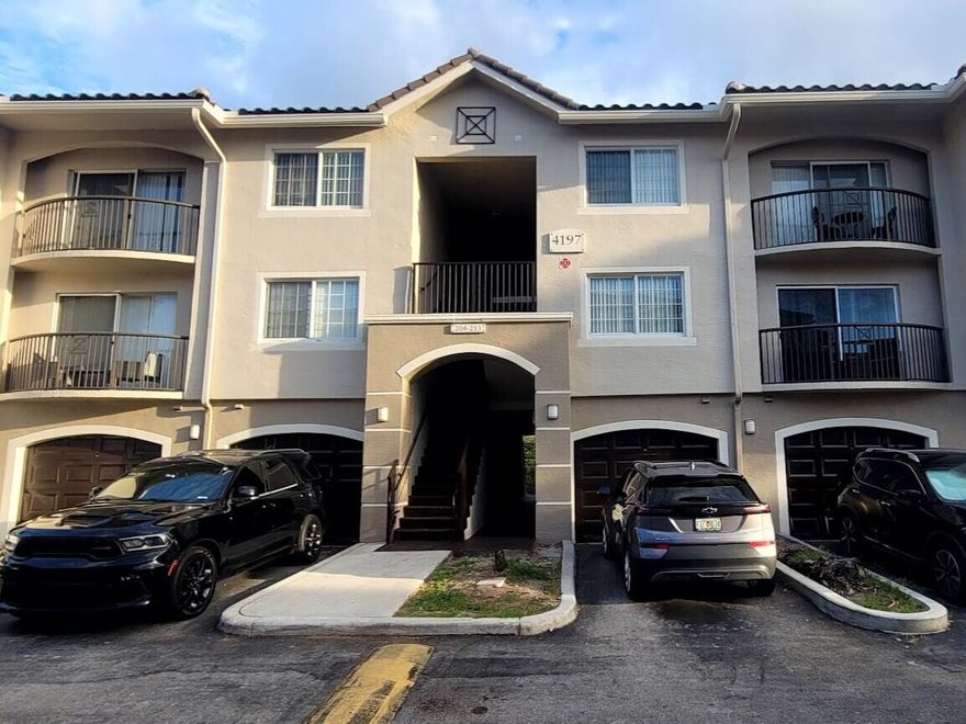 Discover this prime investment opportunity in Grand Isles—a condo with a reliable tenant already in place, plus two additional condos available for your portfolio!' This beautifully designed 3-bedroom, 2-bathroom unit features vaulted ceilings, a covered terrace with city views, and in-unit laundry. Community amenities include gated security access, a pool, a fitness center, tennis and volleyball courts, and a BBQ area. The prime location is minutes from Publix, Home Depot, and major highways, with easy access to shopping and entertainment. Two additional condos of various sizes are available to suit your investment needs!  The apartment can be leased from day one of ownership.  Please see 1/1 @ 4151 # 1505 & 2/2 4187 # 515 Min. days to lease 365.