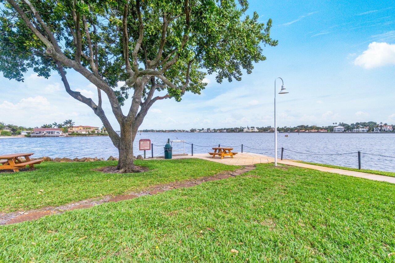 Live on the water this Summer!Waterfront Condo with Expansive Intracoastal Views!From Every Room! First Floor Corner Unit completely upgraded with quartz counters, stainless appliances, no carpet, large closets,washer/dryer and views from every Room!Gated community with pool and hot tub on the intercoastal, tennis/pickleball, marina, meditation garden, full service gym, clubhouse, movie room, library, business center, dog park, marina and more!Can be Rented short term or annually, furnished or unfurnished.Tenant only pays electric!Bring you toothbrush and enjoy waterfront living