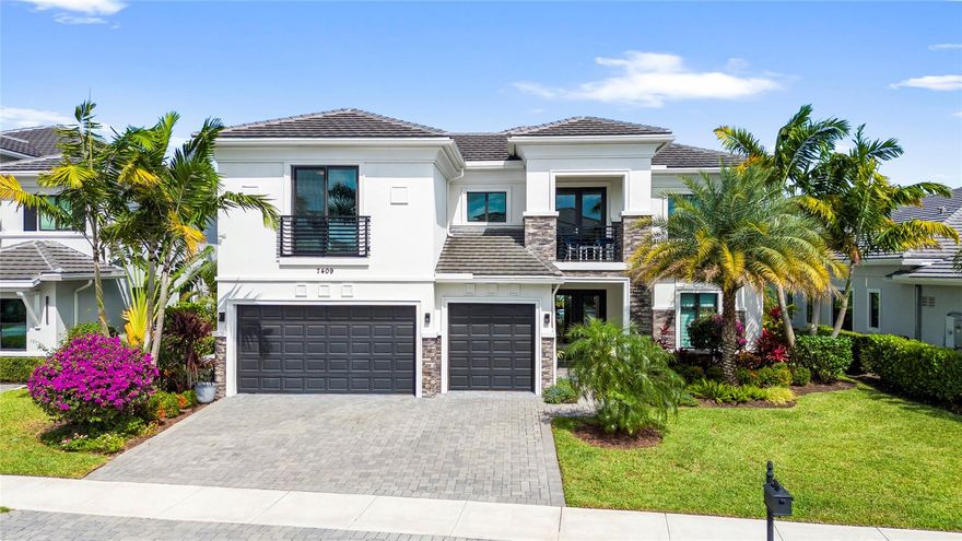 A Private Resort in Royal Palm Polo | 4750 Sq. Ft. | 5 Beds | 6.5 Baths
Stunning architectural estate with no rear neighbors, lush landscaping, and seamless indoor-outdoor living. Features include 22-ft ceilings, floor-to-ceiling windows, Sub-Zero/Wolf appliances, dual dishwashers, built-in wine fridge, and bar. Ground-floor primary suite with pool views, outdoor shower, and California Closets. Resort-style backyard with 35-ft pool/spa, pergola lounge, summer kitchen, TV area, mosquito misting system, and ceiling fans. Upstairs: 3 en-suite bedrooms + balcony. Plus: downstairs guest suite, custom garage, office, whole-house Generac generator, and power blinds. Private showings only.