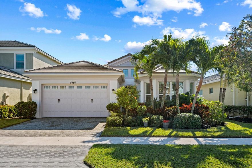 Come see this beautiful, spacious 4 BR / 2.5 BA lakefront home! High ceilings, large windows, and a covered/screened patio provide for an open, airy feel and indoor-outdoor living.  Some of the many upgrades include: Core-Fill 500 in exterior CBS walls for strength and energy-efficiency, HVAC UV light, Roller shades,  Seamless master shower enclosure w/ dual shower heads, Gas range, extended kitchen island and buffet fully fenced yard and so much more! The house has tile floors throughout, with luxury vinyl on top in the living areas, which can be easily removed to revert to the underlying tile. Located in a gated community with resort style swimming pool, this property offers everything you need to enjoy the best Florida lifestyle!