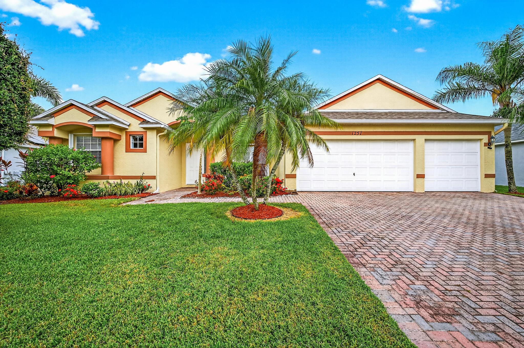 A GREAT PLACE TO CALL HOME!!! 2422 SF Home, 4 bedrooms, 3 baths, formal living and dining, great island kitchen open to breakfast nook, family room, huge laundry room with built in cabinets and utility sink. Great gated community with low HOA fees and 5 minutes to the Indian River Mall, Walmart, Target, Sam's Club, and 15 minutes to the beach. Roof replaced in 2023. Priced for quick sale. DO NOT MISS IT!!!