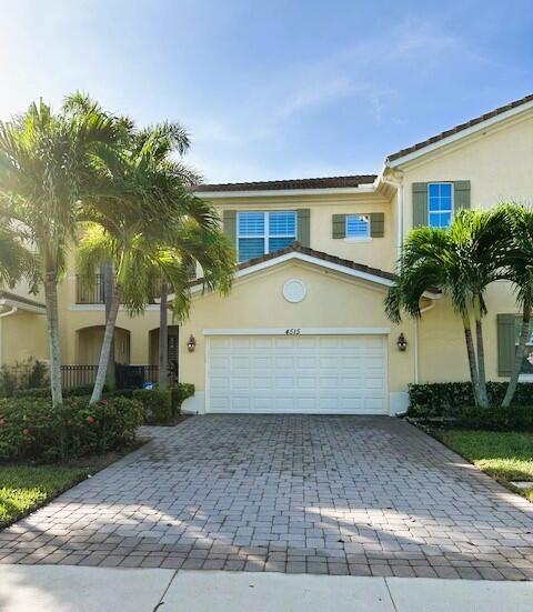 South Florida Living at it's best! Beautifully upgraded 3 bedroom, 3 full bath townhome with a downstairs bonus room/office. Open kitchen with granite countertops and lots of storage. Plantation shutters, hurricane impact windows and doors throughout. This unit comes with lots of extras such as Central vac, built-in speakers in family room, garage ceiling storage racks, upgraded bathrooms, and all bedrooms have built-in closets. Gated community in prime location. Minutes to beaches, Shopping, dining, numerous golf facilities, Downtown Palm Beach Gardens & Mall. Close proximity to the airport.