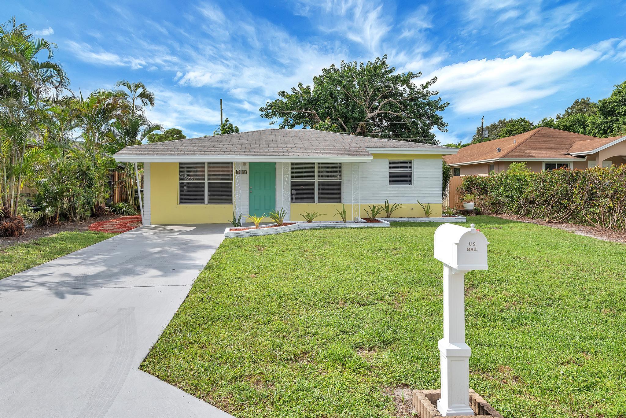 Ideally located in Central Delray Beach. Only minutes from downtown Delray and world famous Atlantic Ave. Sits this incredibly private single family home. Freshly updated this home is sure to impress. The kitchen offers white shaker style cabinets, stainless steel appliances, and granite counter tops. 3 full bedrooms, and a full size washer & dryer, make this home perfect for any sized family. The fully fenced in, over sized backyard, provides lots of privacy and room for activities. Call today for a private showing. This incredible opportunity will not last long! To apply online go to https://apply.link/3ulyQMl