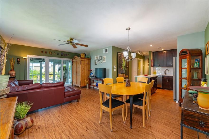 Here is the one that you have been waiting for! This top floor end unit was remodeled in 2016 and is ready for you to call it home. You will immediately notice the expanded kitchen with Designer Cabinets, Quartz Countertops and an open floor plan flooded with natural light. Upgrades include top of the line Impact Windows/Doors, State of the Art Central AC, and tankless hot water heater. River Shores is centrally located to Wilton Manors, the Beach & numerous restaurants to satisfy every palate. This Pet friendly, gated community is located on the Middle River & boasts a heated pool, tennis courts & free dockage for your kayak/boat. Maintenance fee includes water, high speed internet and cable TV. Ideal for a full time or seasonal residence and can also be rented immediately upon purchase.