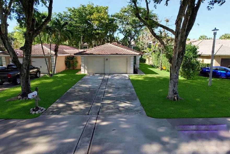 Wonderful opportunity to live in the heart of Coral Springs! This beautiful home sits on a large, private lot with room for a pool. Enjoy a two-car garage and a spacious driveway. The kitchen features granite countertops, a stainless steel appliance package, and a bright skylight. Impact windows provide added safety and peace of mind. Ideally located close to parks, schools, shopping, and restaurants. The roof is 17 years old, and the home has been thoughtfully updated and meticulously maintained by the owner. No HOA. Don't miss the 3D tour!