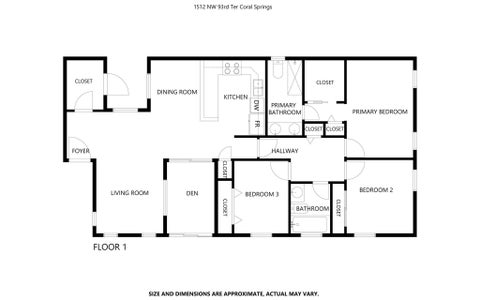 Tiny photo for 1512 NW 93rd Terrace, Coral Springs, FL 33071 (MLS # B26022199)