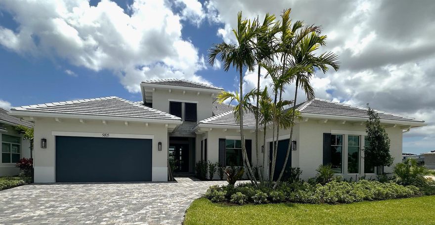 UPGRADED WITH LUXURY OPTIONS AND FINISHES, BEAUTIFUL POOL AREA, TRANQUIL SETTING! MODERN LUXURY SET ON 1/4 ACRE WATER LOT!