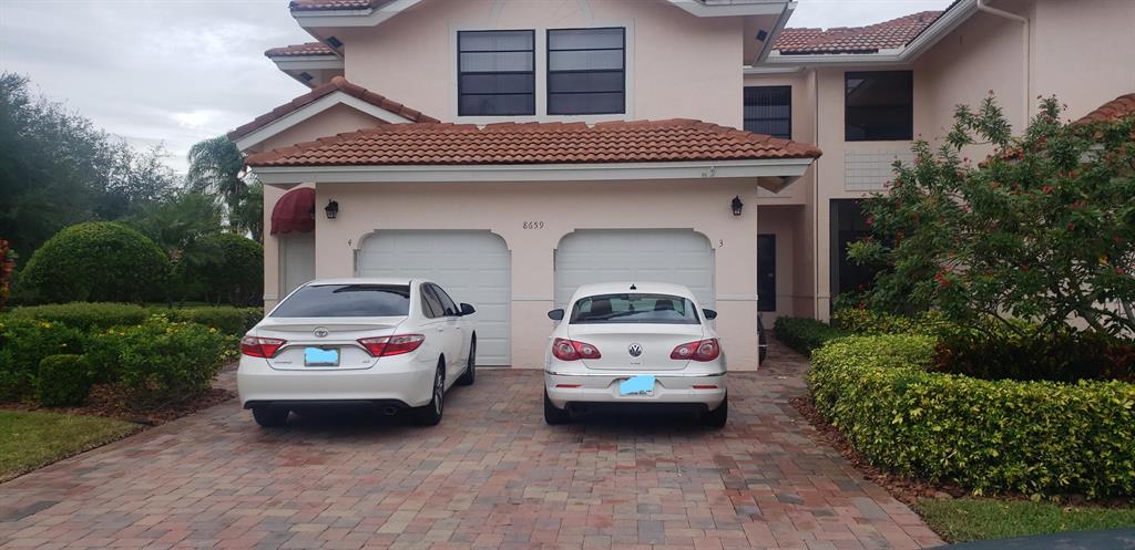 Beautiful spacious 3/2 w 1 car garage & driveway. Safe, man gated entry 24/7, tennis, pool, clubhouse, basketball, fitness, playground. 1st floor coach house, no carpet! Master bath completely remodeled, brand new air conditioner, hot water heater 1-1/2 yr, impact windows and door through out (except kitchen window). freshly painted, popcorn ceiling removed (except in the kitchen), screened in patio for entertaining. Pets welcome, A rated schools. Perfect West Boca location with close proximity to all!