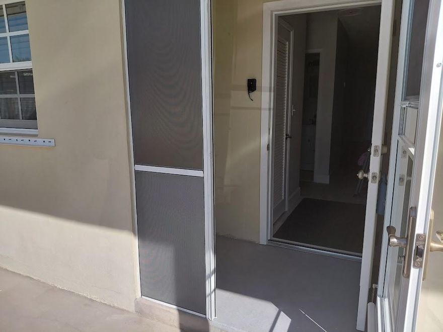 Beautiful 55+ complex in Lighthouse Point. First floor unit with parking at your front door and all amenities out the back door of your screened patio. New kitchen cabinetry, counters, w/new appliances,  new floors, new vanities and toilets, new hurricane windows and doors. Walk in closets in both bedrooms and large pantry. Low maintenance w/ cable included, close to laundry, mail and extra storage. Clubhouse, pool, bocce ball, shuffleboard and outdoor patio and barbecue area. Close to shopping, restaurants, Post office, Library ,public transportation, LHP courtesy bus and just minutes to beautiful Deerfield beach. A great permanent home or a place to spend the cold winters. Monthly Maintenance includes a small non escalating lease payment. NO LEASING!! NO PETS!!