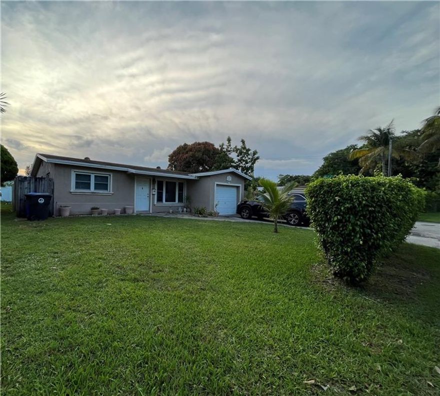 Spacious 5583 sq ft Corner Lot, NO HOA!! 4 bedroom 2 bathroom, Outdoor Shed. New AC!! New Kitchen!! Hurricane Impact Windows, Freshly Painted, Tile throughout, Upgraded Bathrooms, Breakfast Area, Formal Dining Room, Living room, and Florida room. Lots of windows throughout the house to allow natural sunlight in. Wraparound yard space, Fruit Trees/Plants (2 Mango trees, 2 Avocado Trees, 2 Banana Trees, Pineapples, Green Onions, Aloe Plants, and Oregano) Private Fenced Backyard, Two separate entrances through gate for gatherings. Located near Publix shopping center and dining. Near turnpike and major highways. PLEASE DO NOT DISTURB OWNERS. APPOINTMENT REQUIRED -PET ON PREMISES. Spacious 5583 sq ft Corner Lot, NO HOA!! 4 bedroom 2 bathroom with Garage and Outdoor Shed. New AC!! New Kitchen!! Hurricane Impact Windows, Freshly Painted, Tile throughout, Upgraded Bathrooms, Breakfast Area, Formal Dining Room, Living room, and Florida room. Lots of windows throughout the house to allow natural sunlight in. Wraparound yard space, Fruit Trees/Plants (2 Mango trees, 2 Avocado Trees, 2 Banana Trees, Pineapples, Green Onions, Aloe Plants, and Oregano) Private Fenced Backyard, Two separate entrances through gate for gatherings.