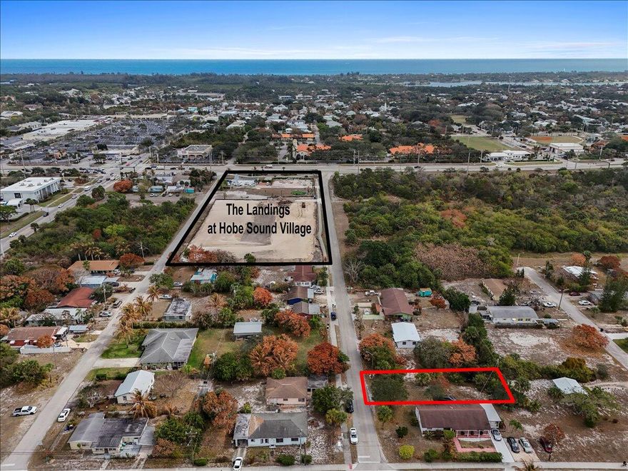 Build your custom home on this .14-acre lot located in the heart of Hobe Sound! Situated in an up-and-coming area experiencing exciting growth and redevelopment, this property offers a prime opportunity for homeowners or investors alike. Just minutes from local shops, dining, beaches, and major roadways. Located near the future luxury townhome community, The Landings at Hobe Sound Village, bringing new energy and value to the neighborhood. Don't miss your chance to secure a homesite in one of Hobe Sound's evolving areas!