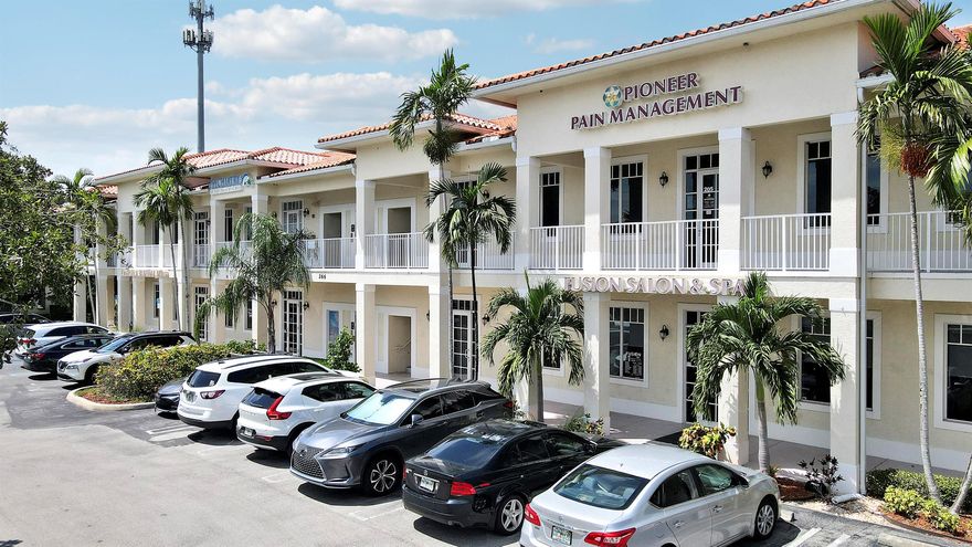 A 4500+ SF commercial condominium offers a rare turn-key opportunity in the highly desirable heart of St. Lucie West, one of Florida's fastest-growing professional & retail corridors. The unit is fully iproved with multiple private rooms, extensive plumbing, high ceilings, qualify finishes and a welcomng reception area- ideal for a range of uses including salon & spon, medical aesthetics, wellness, physical thereapy or professional office operations.Flexible layout can accommodate single or multi-tenant configurations, allowing for income potential or further expansion. Strong visibility, signage explosure and abundant parking. Located near I-95 and surrounded by medical, retail, & hospitality users.