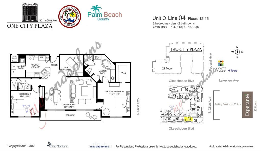 Photo of 801 S Olive Avenue #1404, West Palm Beach, FL 33401 (MLS # R11124200)