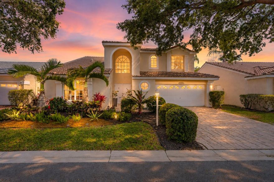 This updated CBS home in the heart of Palm Beach Gardens offers a bright, modern feel with thoughtfully redesigned living spaces, soaring ceilings, and a first-floor primary bedroom. The floor plan has been opened up to create seamless flow between the main living areas and kitchen, highlighted by a custom fireplace and shiplap feature wall that adds warmth and character. The updated kitchen and renovated primary bathroom blend style and functionality with contemporary finishes. Step outside to a fully fenced backyard with artificial turf and travertine tile. Additional upgrades include a 2025 HVAC. Residents enjoy access to community amenities, including a pool and pickleball court, all conveniently located near top-rated schools, shopping, dining, beaches, golf, and PBIA.