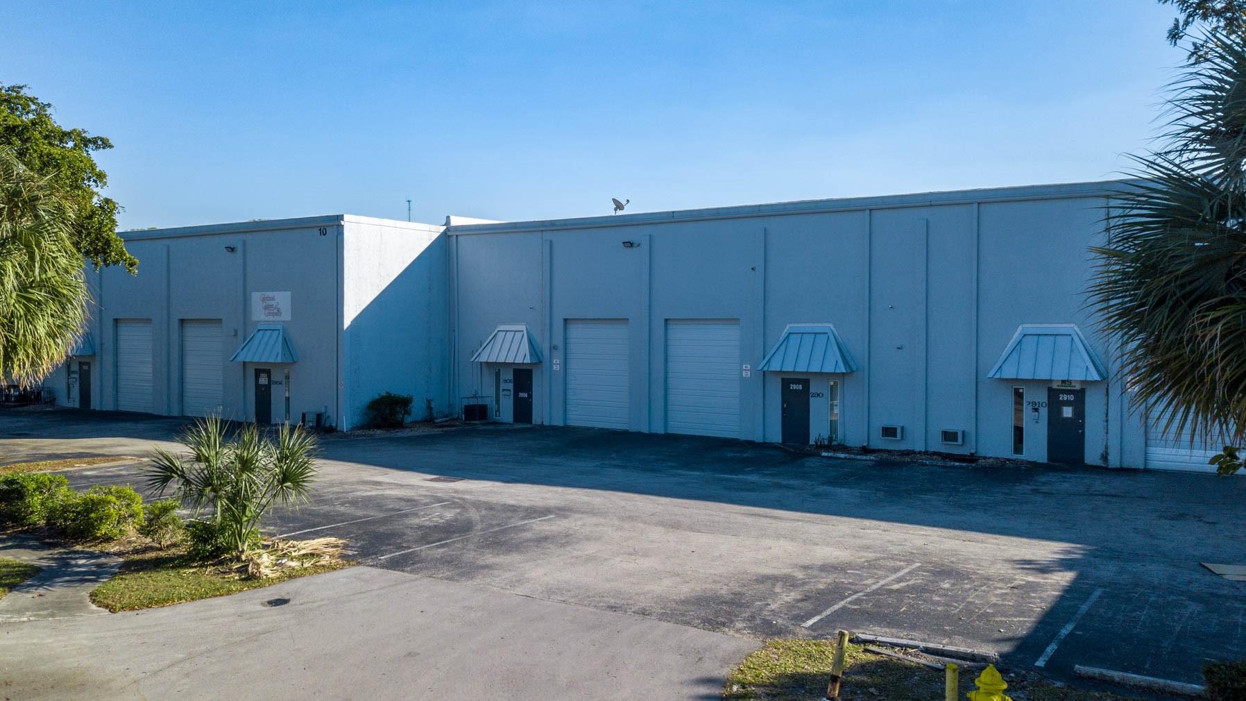 Located just west of I-95 and 2 1/2 miles E of the Florida Turnpike. It is a 532,840 SF industrial park. There are 24 concrete block and stucco buildings in the park. The property has a range of ceiling heights from 14 -24 feet, a mix of street level overhead doors and loading dock height doors, 3-phase electric heavy power available, impact hurricane glass and a variety of bay sizes. The property is fully fenced with iron security gates and has excellent parking and truck access. There is an on-site property management office. The property is zoned I-1 for Light Industrial.