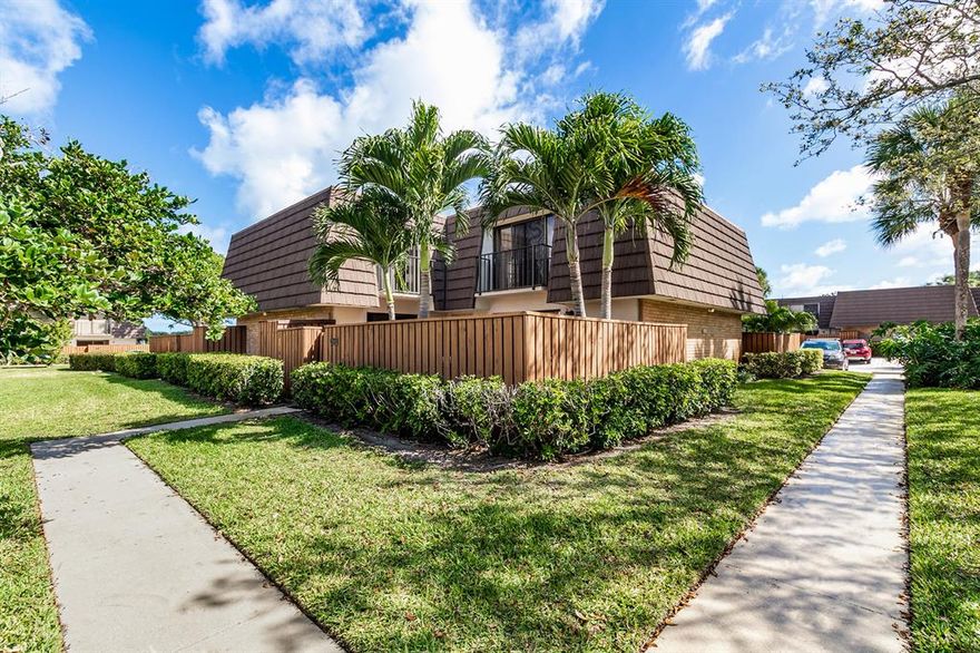 Walk to the beach from this entirely renovated home in highly desired Lakes at the Bluffs.  This townhouse has it all.  The new kitchen features custom cabinets, granite countertops and new stainless steel appliances.  New engineered luxury vinyl flooring placed throughout the home and built in recessed lighting.  All new bathrooms with custom built in cabinets and supplied with new air ducts.  New high efficiency A/C and hot water heater.  The community offers a salt water pool, tennis courts, racquet ball courts and car washing station.