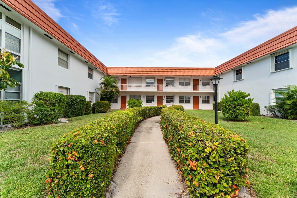 Discover this exquisitely remodeled & fully furnished 2-bedroom, 2-bathroom upstairs end unit condo, available for seasonal rental with a minimum stay of 3 months, situated in the highly sought-after 55+ community of Vista Pines in Stuart. Condo features a seamless, open-plan layout, enhanced by the removal of the kitchen wall, providing a spacious and inviting space. The kitchen showcases top-of-the-line stainless steel appliances & stunning granite countertops. Conveniently located within walking distance to shopping, restaurants, & medical, and less than a 10 minute drive to the beaches & 5 minutes to downtown Stuart. No pets allowed. Easy to see.