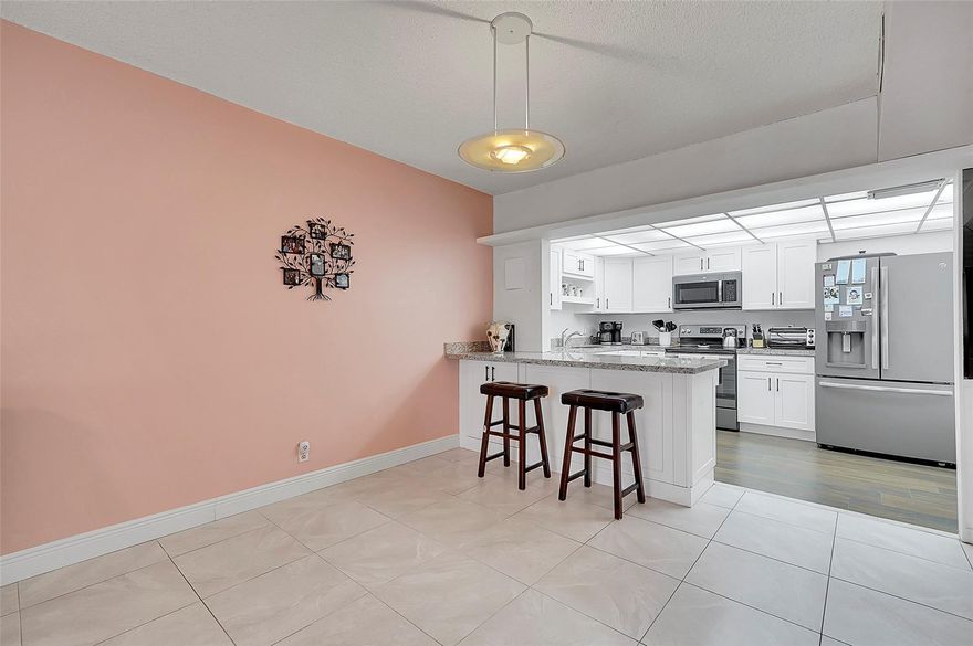 AMAZING LOCATION! Just minutes from NOVA University, SHOPPING AND RESTAURANTS. This spacious 2-bedroom, 2.5-bathroom unit has been freshly painted and is move-in ready at University Village. Washer and Dryer on the fist floor. There is a huge balcony on the second floor and a great patio on the first floor.  There is large closets in both bedrooms upstairs.  Kitchen and bathrooms remolded.  Location is PRIME close to schools, supermarkets, malls, and major highways.  Tons of outdoor space! Come check this townhome out today!