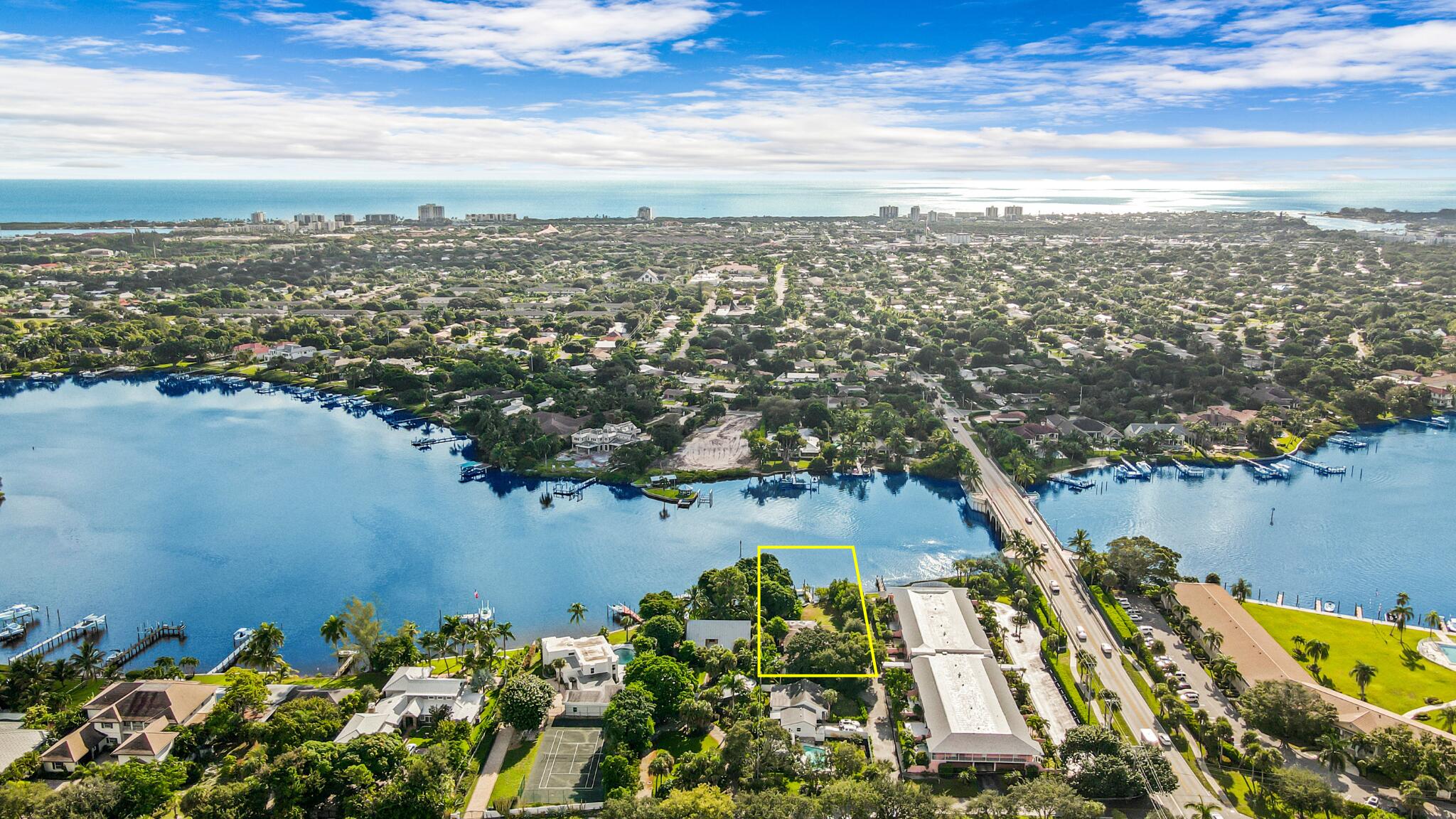 Build your waterfront dream home on the North Fork of the Loxahatchee River in one of the most iconic locations of Tequesta! This property can boast very wide views of the river with more than 100' of waterfront and a private wooden dock. No HOA. Waterfront has eastern exposure to enjoy the sunrise. Located just north of the Tequesta drive bridge (fixed;14' clearance). The property is set back from the street, access via shared driveway. Price reflects the value of land. Existing house on property which could potentially be a complete remodel or a teardown. A once in a lifetime opportunity to own this highly sought after property!