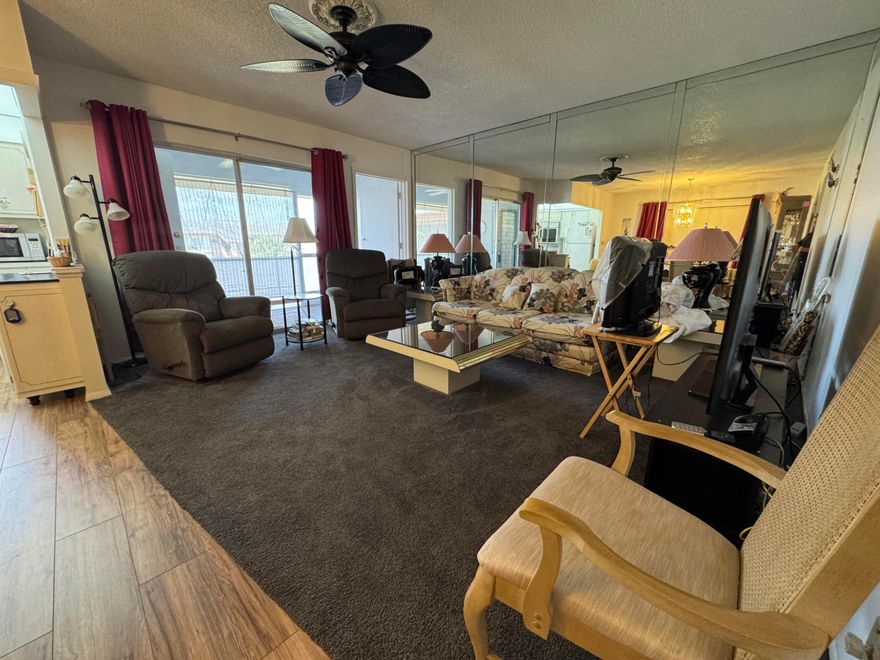 55 plus gated community - 2 bedroom 2 full bathroom corner unit condominium with lots of natural light.   Condo is mostly original but superbly maintained.  Flooring was changed to LVP and new carpet in living room and bathrooms.   Will sell furnished or unfurnished.   reasonable maintenance fees.