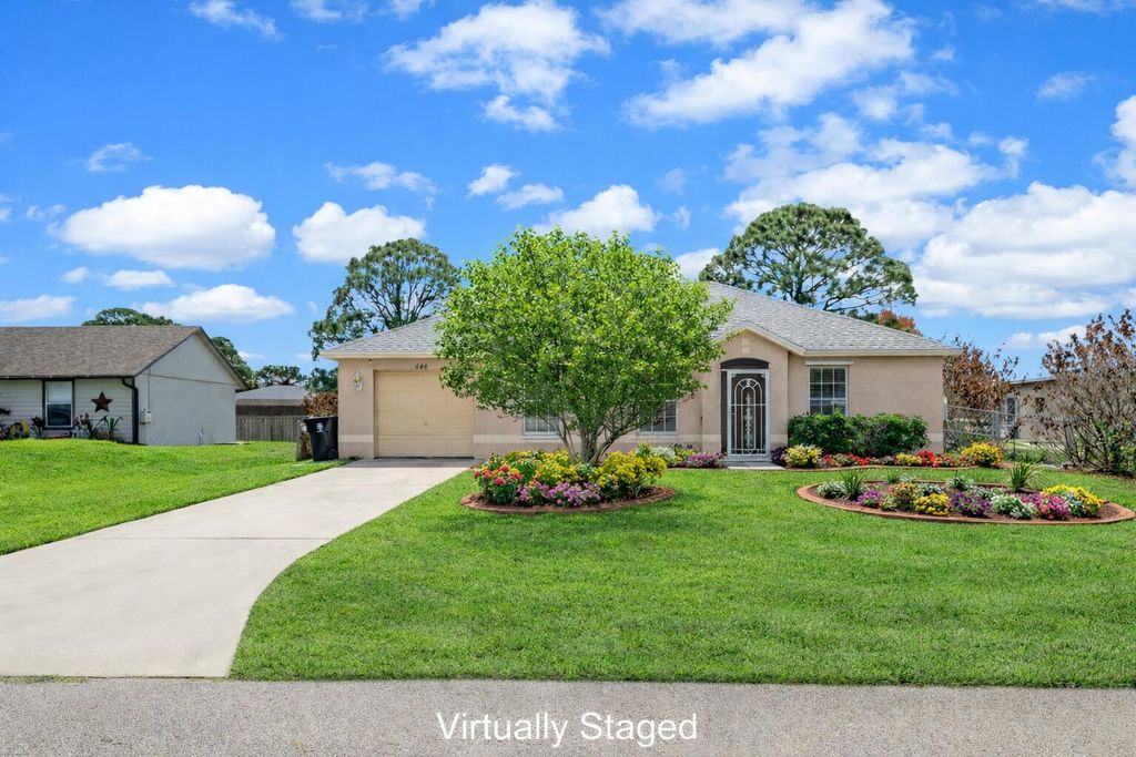 Photo of 444 SW Exmore Avenue, Port Saint Lucie, FL 34983 (MLS # B26009250)