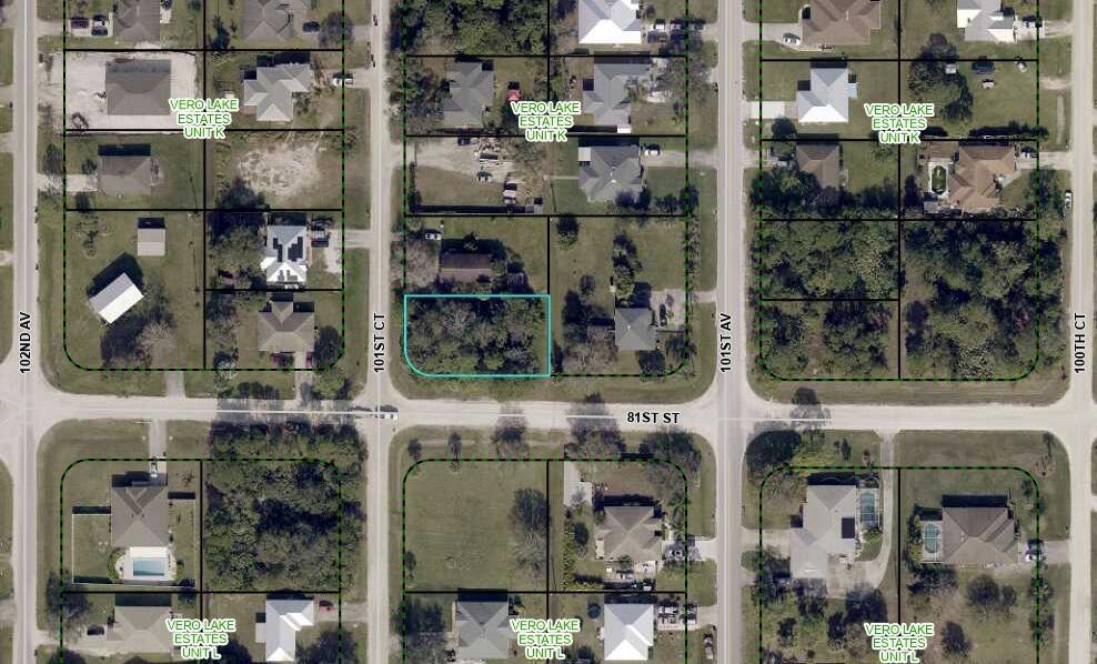 Great opportunity to build on this 0.22-acre corner lot in Vero Lake Estates. Offering plenty of space for a custom home, garage, and outdoor living, this lot has no HOA--giving you the freedom to design your ideal property. Located in a growing area with easy access to schools, shopping, and beaches, it's perfect for builders or buyers looking to create something special.