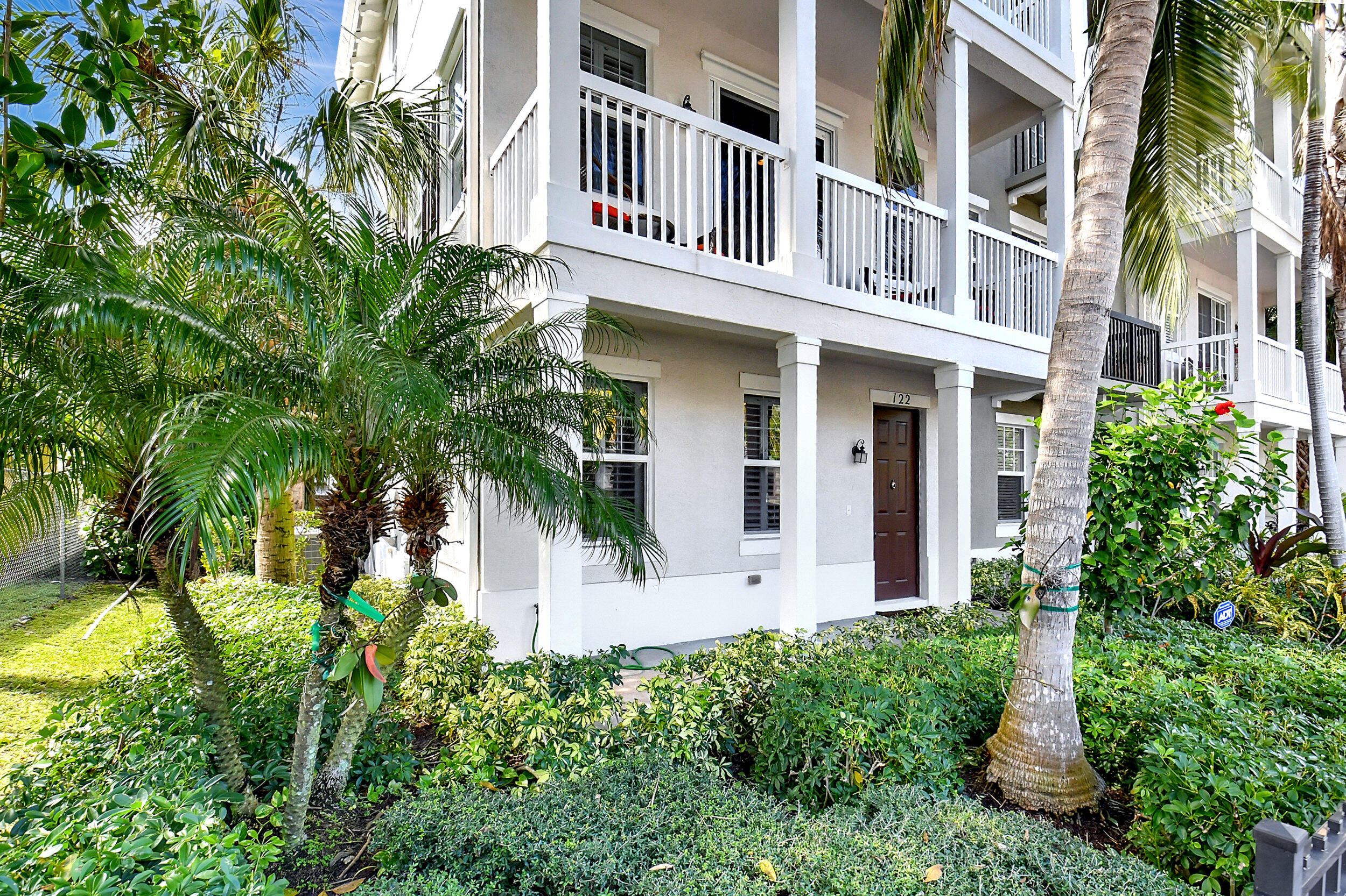 Located in the Highly Sought After Neighborhood of Coda. This gated community is just steps to World Famous Atlantic Avenue, Brand New Development Of Sundy Village (coming soon), Delray Tennis Center & The Beach. This Townhouse features an unbeatable location on a corner unit, allowing for plenty of natural light & close proximity to the community pool. Come in through your 2 car garage and you'll find a full bedroom & bathroom downstairs on the ground floor. 2nd Floor Features a Chefs Dream Kitchen, Living & Dining, & Spacious Outdoor Patio. Continue up to the 3rd Floor to find Laundry Upstairs for Convenience & Your Primary and Guest Bedrooms, with their Own En-suite Bathrooms. This property comes completely furnished and turnkey, just bring your bathing suit & flip flops.