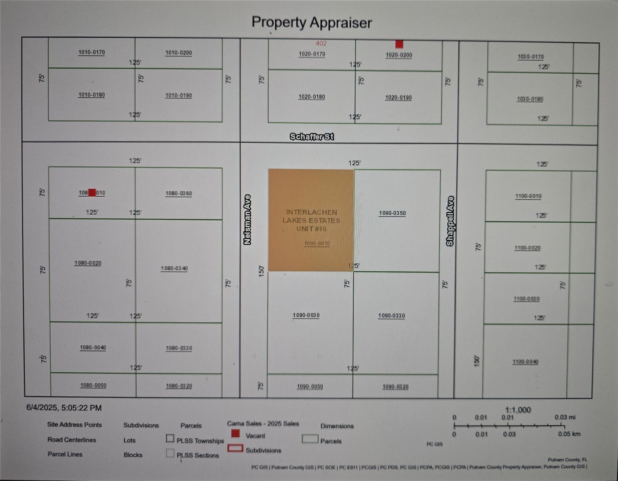 INTERLACHEN LAKES ESTATES - Land