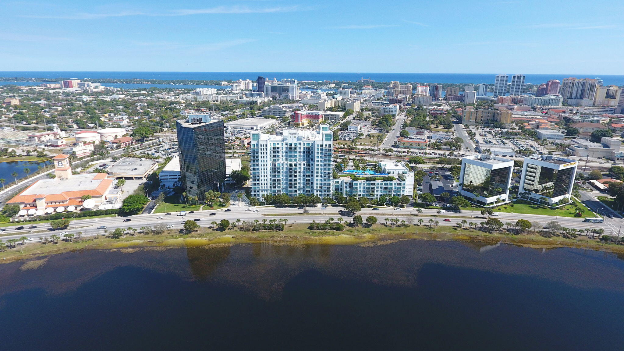 Experience elevated luxury in this Wonderful Penthouse with East and North Views. Features include soaring high ceilings and a Private Balcony with breathtaking panoramic views of the Intracoastal Waterway, Palm Beach Island, The Breakers, and downtown West Palm Beach. Modern open-concept design with a split bedroom floorplan. Prime location near CityPlace, The Brightline, Kravis Center, shopping/dining and just minutes to Palm Beach Island. The Edge is a full of amenities including rooftop heated pool with cabanas, state-of-the-art fitness center, club lounge, business center, and 24-hour concierge and security. Live the Lifestyle!