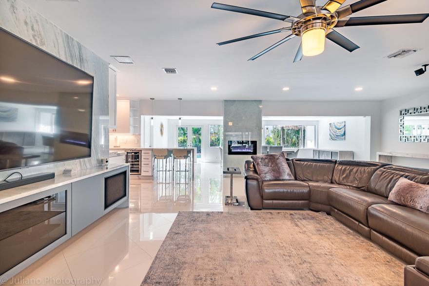 Fully Furnished Turney ONLY. Short term rental only off season. This property is located on a canal however there is no boat access and a limited water view. Beautifully decorated high end decor home. Features everything you need for a luxury stay.