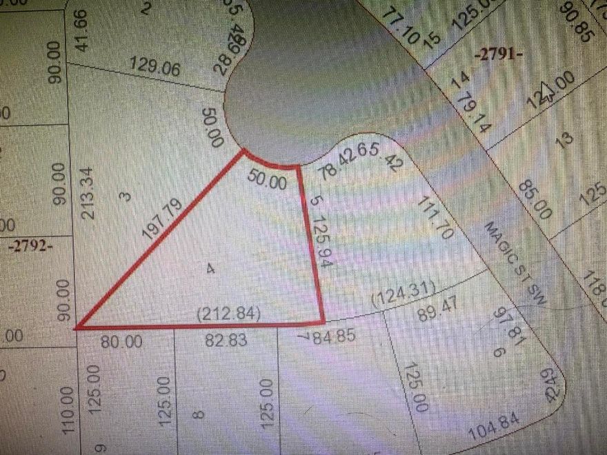 Oversize lot  .38 of an acre.  A great opportunity to build your dream home or to have as an investment in a fast growing area of Palm Bay.