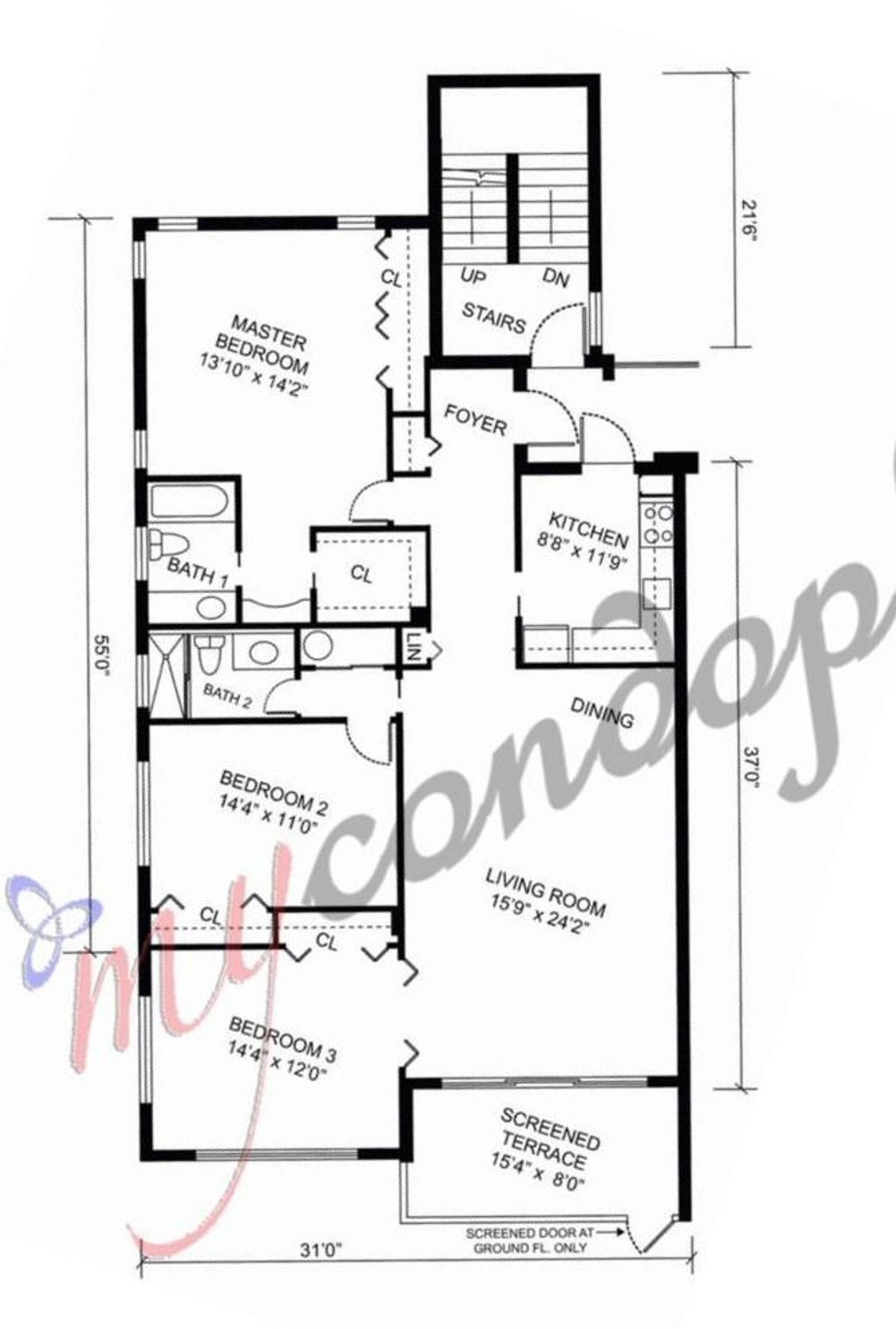 Photo of 3800 Oaks Clubhouse Drive #201, Pompano Beach, FL 33069 (MLS # F10543725)