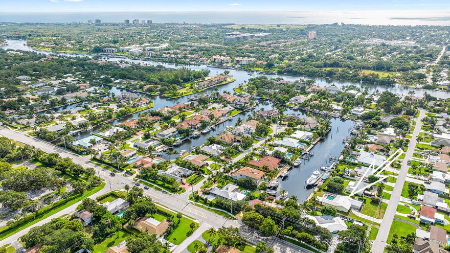 Rare opportunity to build your waterfront dream home on this oversized 100' x 150' homesite on a 125' wide deep water canal in the heart of North County! 93' of frontage and no HOA. Being sold at land value. Also offered as to be built 4Br/4.5Ba, 4,373 AC, 4 car garage for $5,995,000. Close to all of the best restaurants, shopping and I-95.