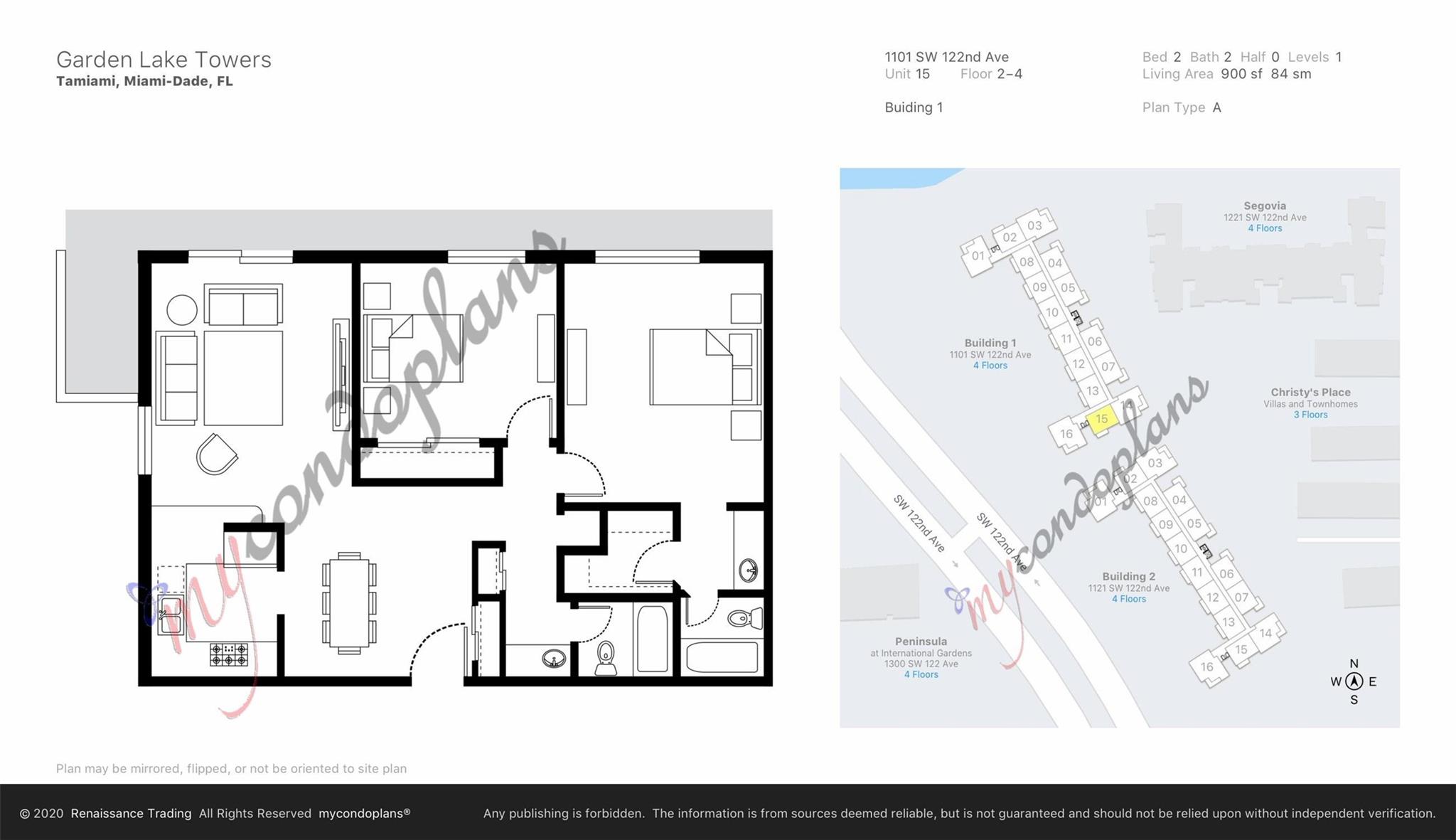 Garden Lake Towers Condo - Residential Lease