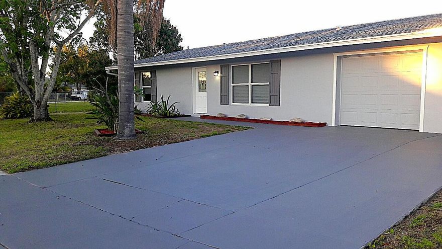 BACK ON THE MARKET DUE TO BUYER NOT QUALIFYING. ALL YOU NEED IS YOUR FURNITURE AND BELONGINGS, EVERYTHING ELSE HAS BEEN TAKEN CARE BY OWNER. MOVING OUT OF STATE. ** EVERY REASONABLE OFFER WILL BE CONSIDERED ** BEAUTIFUL SHOWROOM ** CBS home with a lot of upgrades. New A/C,new Water Heater,new pool pump, new roof, new seamless gutters, kitchen remodeled with Granite, double door refrigerator only 18 months old, main bathroom renovated 5 years ago and too many to mention all. All you need is the furniture. Pool is sparkling and enclosed plus fenced for privacy. Public records shows smaller S/F than actual because Florida Room was enclosed with A/C and 3rd Bedroom added. A very nice area with homes that have ocean access. Waiting for a new owner.  You will love this Home.