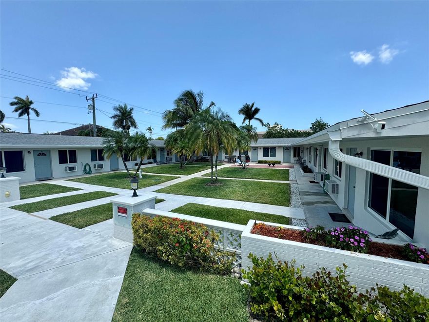 HALLANDALE BEACH-- EAST OF US 1 --1 BEDROOM --- 1 BATH-----CORNER UNIT NICELY MAINTAINED AND LANDSCAPED----SECURITY CAMERAS IN PLACE-----IMPACT WINDOWS----DESIGNER PRIVACY BLINDS--- MINT CONDITION---KITCHEN WITH GRANITE COUNTERS----UPDATED APPLIANCES AND STAINLESS STEEL SINK---ALL TILE ON 45 DEGREE ANGLE-----OPEN PATIO AREA- -LIVING ROOM --DINING AREA ----MUST HAVE 650 CREDIT SCORE-----INCOME MUST BE MIN 2.5-3X RENT-----LOCATED JUST MINUTES FROM ALL MAJOR ROADS---SCHOOLS----PARKS---SHOPPING---RESTAURANTS-----CASINOS----ENTERTAINMENT VENUES--& THE BEACHES-------NO PETS OR SMOKERS----NO PRIOR EVICTIONS------WATER AND TRASH INCLUDED------ A 2 YEAR LEASE CAN BE AN OPTION, GIVING YOU SECURITY AND STABILITY----..SHOWN BY APPOINTMENT TO VIEW--****-OWNER SHOWS PROPERTY----ALLOW TIME TO SCHEDULE