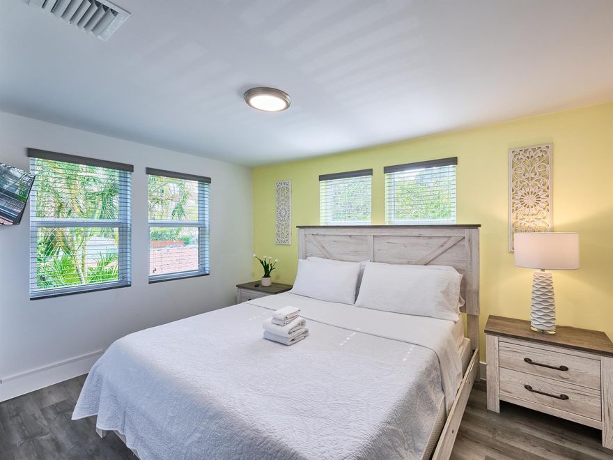 LOCATION LOCATION!! Unit is located in one of the most centralized and lively areas of Hollywood Beach Florida! Unit is a short distance from the main Boardwalk which if filled with amazing restaurants and shops and of course THE BEACH. Near the HardRock Casino among other nearby cities such as Delray Beach, Boca Raton, West palm Beach, Fort Lauderdale, Miami and more! Beautiful fully renovated 1 bedroom 1 bathroom apartment with new kitchen, new appliances, new bathroom, new plumbing, impact windows, new central A/C unit, new flooring through out. Newly furnished with water, sewer,and garbage included. Community Laundry.