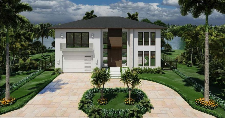 Effortless coastal living abounds in the heart of Delray Beach! Just East of A1A lies this magnificent property.The existing home offers a fantastic AS IS OR teardown opportunity.The waterfront home features 3 Beds and 2 Baths a beautiful pool and lush landscaping.A pre-construction opportunity also offers full plans and renderings for a 6,286 SQFT, 5 Bed, 5.1 Bath, gracious two-story modern design.Ideally situated in the heart of Delray Beach, this land is within walking distance to Atlantic Avenue's multitude of fine dining, shops and Delray's famed beaches.Fort Lauderdale airport is just a 50 minute drive south, and West Palm Beach airport, just a 30 minute drive north