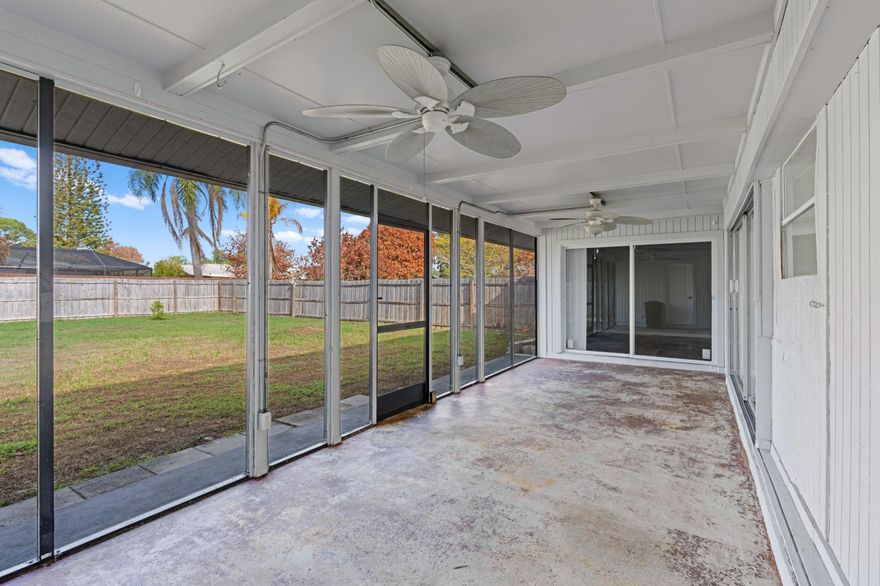 Charming 2-bedroom, 2-bath home situated on a spacious 10,000 sq ft lot in a quiet residential neighborhood. This property offers excellent potential for first-time homebuyers or investors alike. Conveniently located with easy access to I-95 and the Florida Turnpike, making commuting a breeze. Enjoy being just minutes from local restaurants, shopping, and the beautiful nearby beaches. A great opportunity to own in a desirable and growing area with long term appreciation or rental income potential.