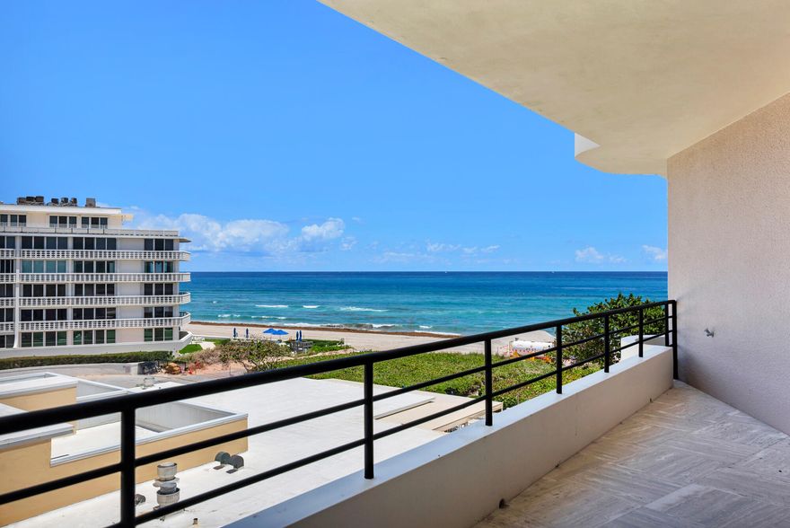 Experience exceptional privacy and oceanfront living at the iconic Leverett House, an exclusive boutique building in Palm Beach with just six residences. This rare four-bedroom, four-and-a-half-bath penthouse offers expansive interiors and stunning ocean views throughout. Flooded with natural light, the residence captures the essence of elevated coastal living. Taken down to the studs, the home presents a unique opportunity to create a fully customized masterpiece. Interior design renderings by Pembrooke & Ives are complete and included, offering a sophisticated vision that blends timeless elegance with modern luxury. Enhancing the lifestyle is a  renovated poolside cabana and direct beach access, providing indoor-outdoor living just steps from the sand.