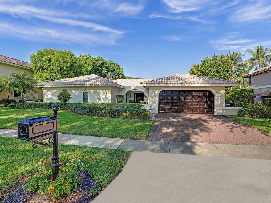 Indulge in this serene and tranquil private oasis in this luxurious, immaculately maintained and highly desirable New Floresta home. This 4 bedroom, 3 bath with 2,809 SQ FT home has a pool, large open patio and fenced yard perfect for indoor/outdoor living. Full renovation of the living area, kitchen, laundry and bar were completed in 2021. Step into luxury with the Mirage Admiration Maple Wood floors in Charcoal and Cashmere Finish. Enjoy libations with the beautifully custom designed quartz bar as you enter the living area. The kitchen is a chef's dream with white shaker cabinets, large quartz island and countertops, penny backsplash, new Kitchen Aid appliances and NEW LG washer/dryer! The kitchen has an eat-in breakfast area with shiplap wall. Snuggle up around the stone fireplace in the large family room with vaulted ceilings that opens to the kitchen and out door pool area. Impact windows throughout and garage door. New painting, window treatments, and Reverse Osmosis Water Filtration servicing the entire home for pure wellness! Other upgrades include new 6" baseboards, crown moldings, door trim, nest thermostats, jacuzzi bath in primary bathroom. Water heater 2019. A cabana bathroom leads to the pool for convenience. New Generator included to give peace of mind. New Floresta has low HOAS, no lease restrictions, zoned for A+rated schools including the new Blue Lake Elementary. Conveniently located near parks, minutes to Town Center Mall, fine dining, between I95 and  Turnpike and a few miles to the beach.