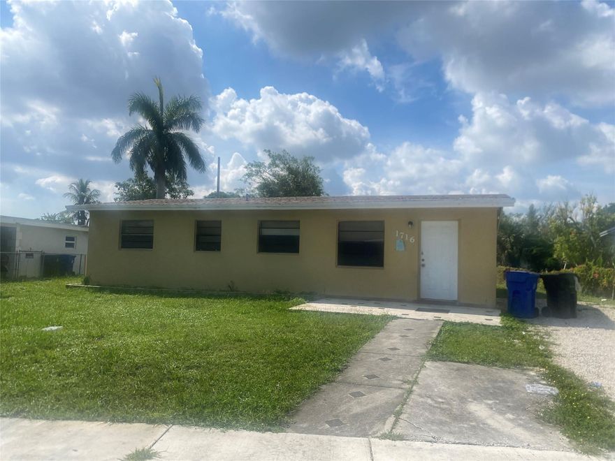 Updated 4 bed 2 bath CBS single family home located in desirable Lauderdale Manors neighborhood of Fort Lauderdale. Property has recently been updated throughout with updated flooring, kitchen, baths, central A/c, and fixtures. Roof replaced in 2022. Currently tenant occupied for $2,884/m until 9/30/2024. Buyer to assume tenants. READ BROKER REMARKS.